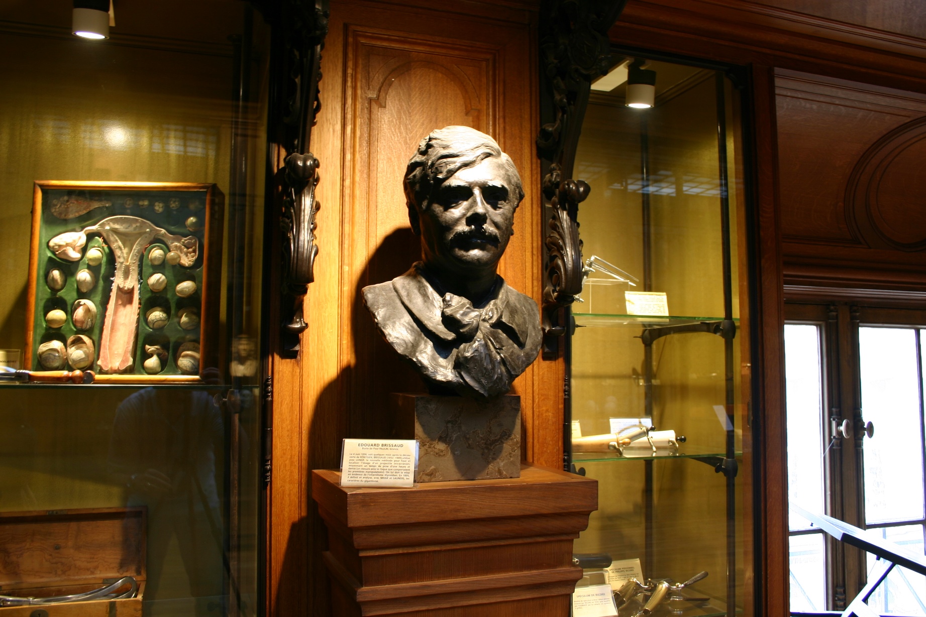 Édouard Brissaud's bust, Musée d'Histoire de la Médecine, Paris - 01.JPG